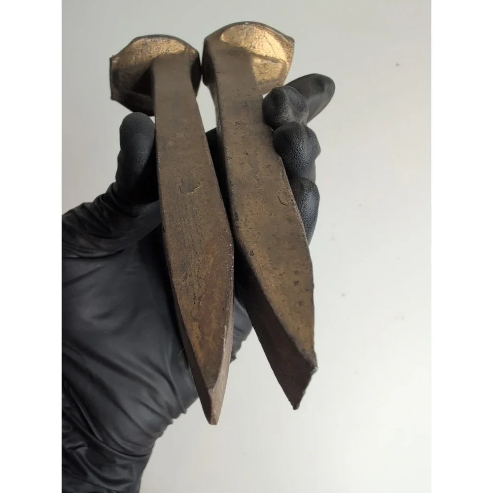 2 Vintage Railroad Spikes 6